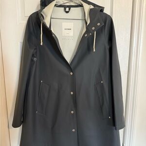 Stutterheim Gray Trench Coat